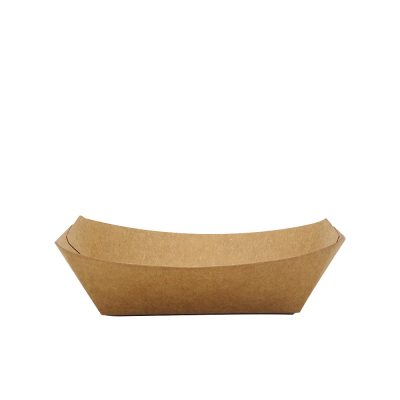Barcute kraft mari pentru antreuri 400 cc  250 buc/set
